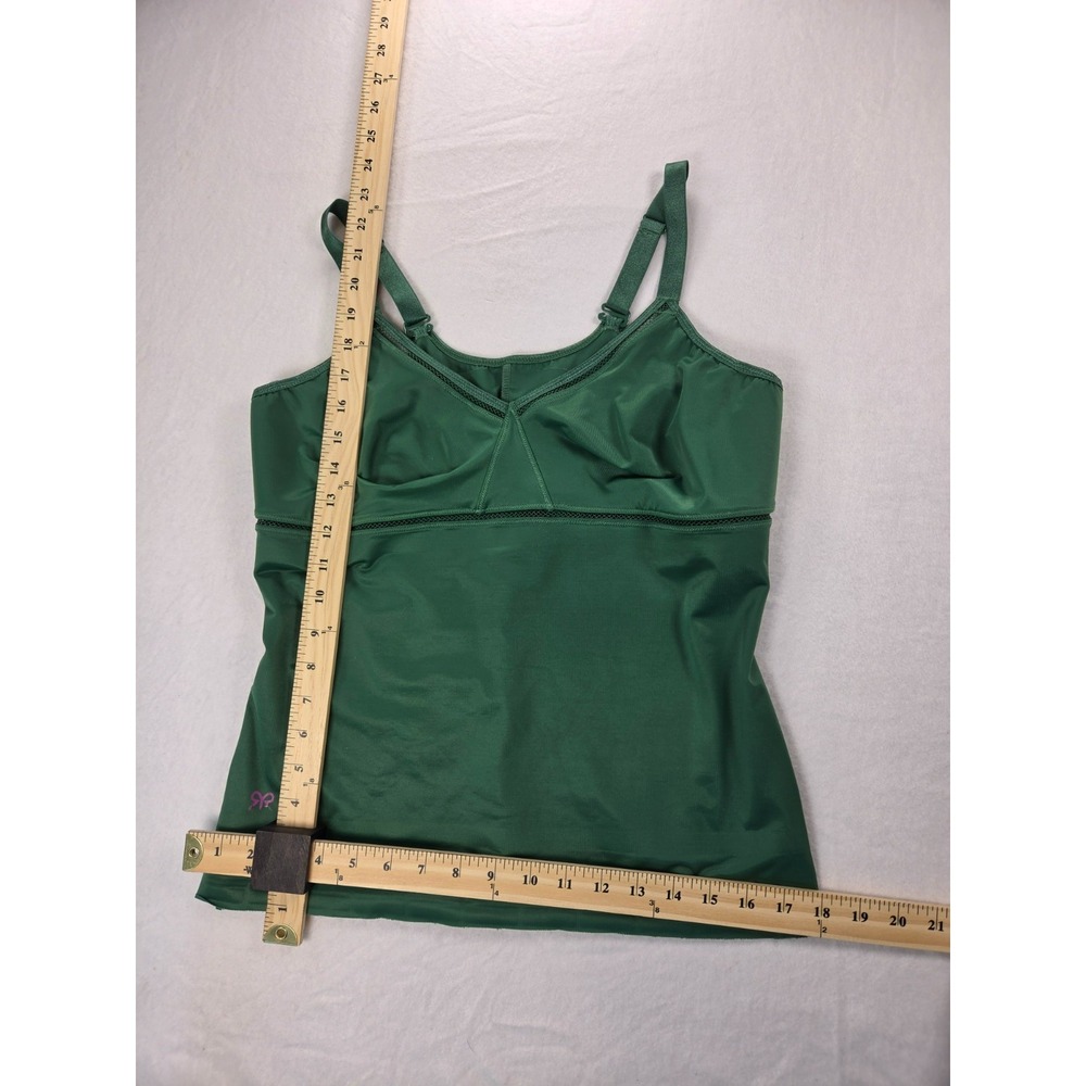 Ruby Ribbon Siren Shaping Cami Kelly Green Size 40 Style 1906 Adjustable Straps - Picture 3 of 4